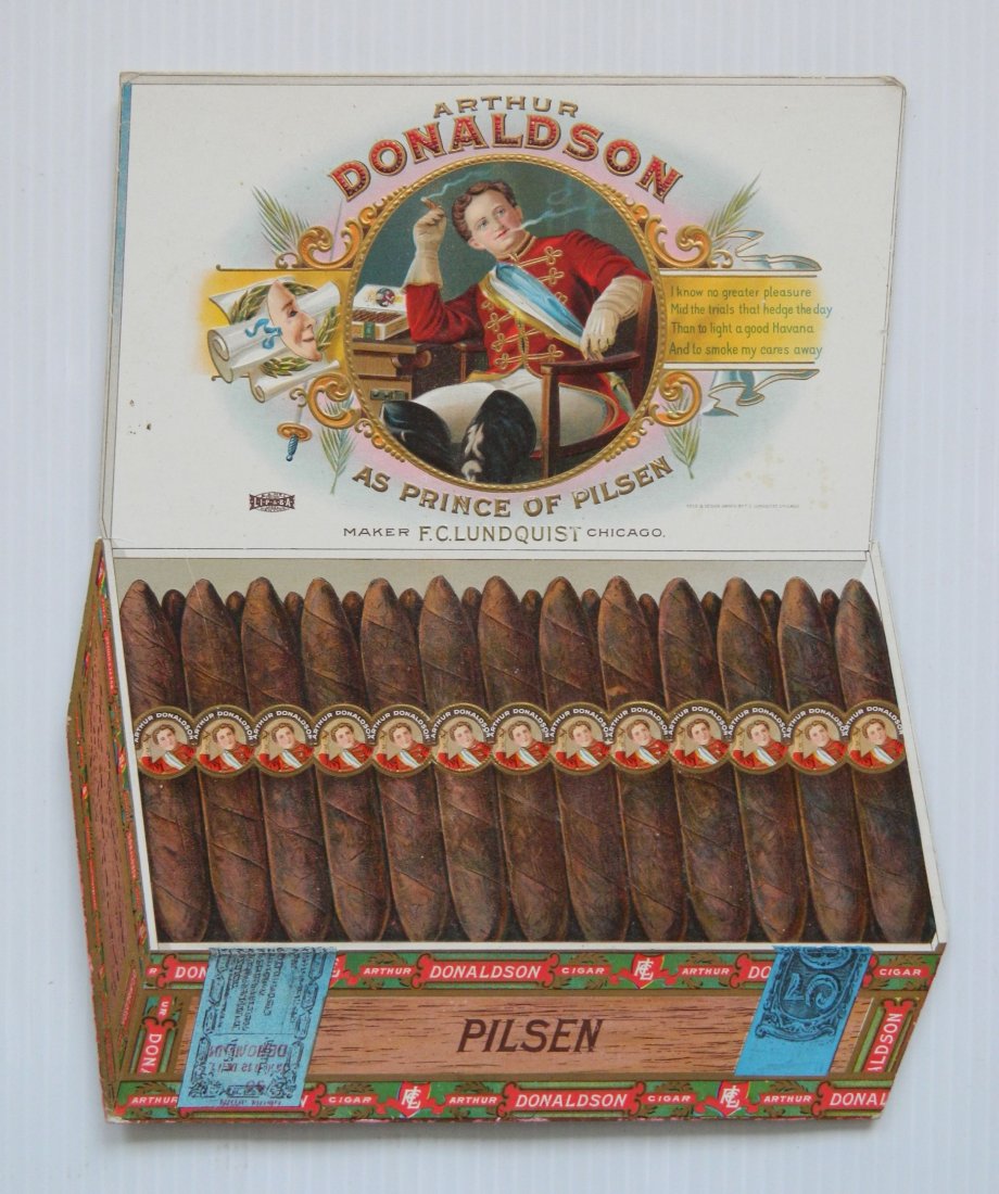 Arthur Donaldson Cigar countertop display sign (1 of 4)