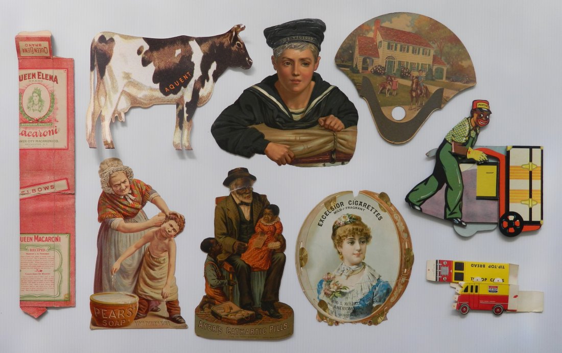 6 Die cut cardboard signs (1 of 8)