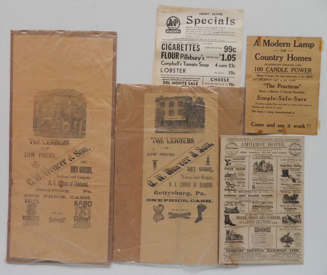 6 Vintage advertisement ephemera (1 of 5)