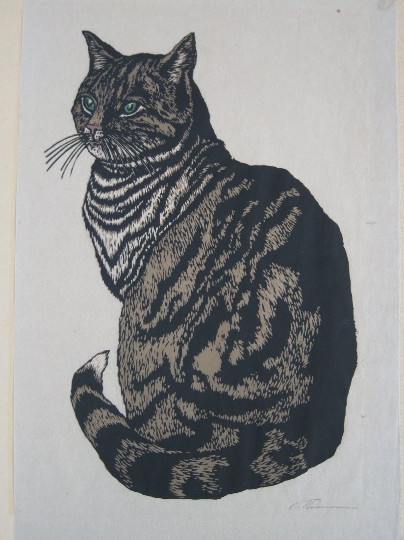 Carl Thiemann woodcut (1 of 4)