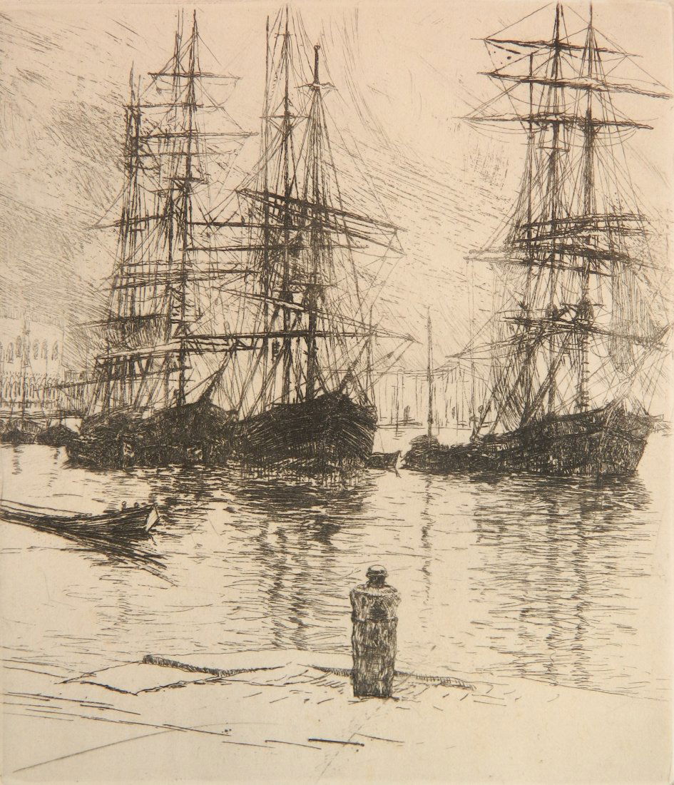 Otto Bacher etching (1 of 4)