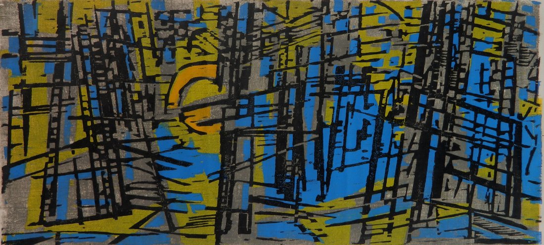 Werner Drewes woodcut (1 of 4)