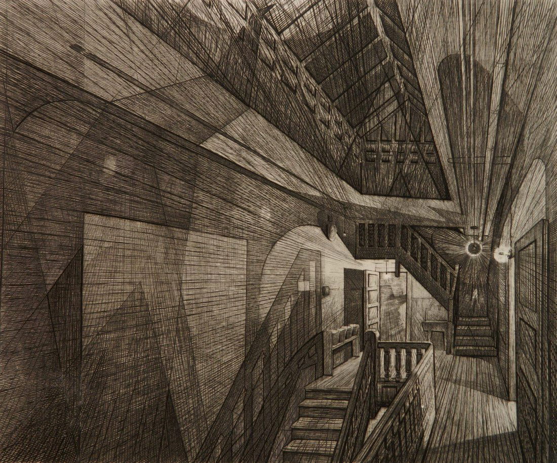 Armin Landeck drypoint and engraving (1 of 4)