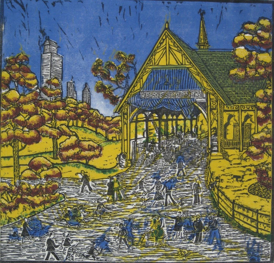 Ethel Spears woodcut (1 of 4)