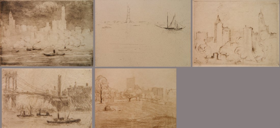 Herman Struck 5 etchings (1 of 10)