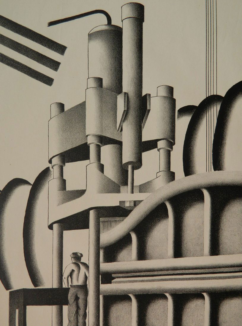 Theo White lithograph (1 of 5)