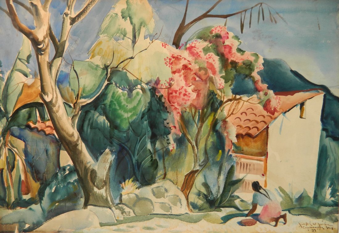 Joseph Jicha watercolor (1 of 4)