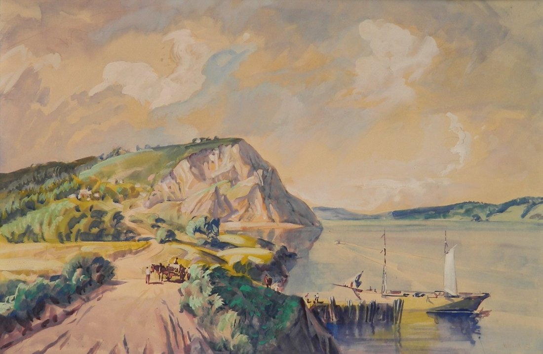 Frank Wilcox gouache (1 of 3)