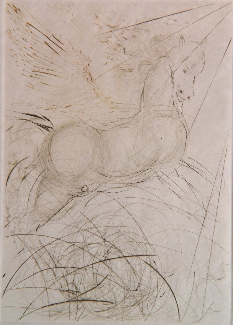 Salvador Dali etching (1 of 4)