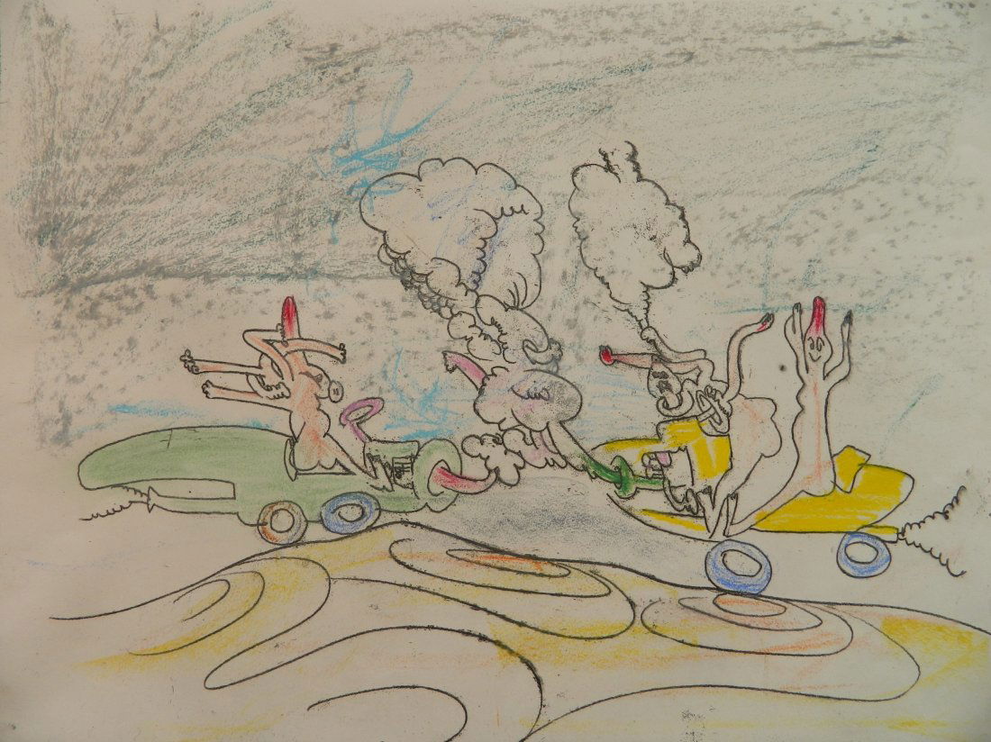 Roberto Matta etching (1 of 4)