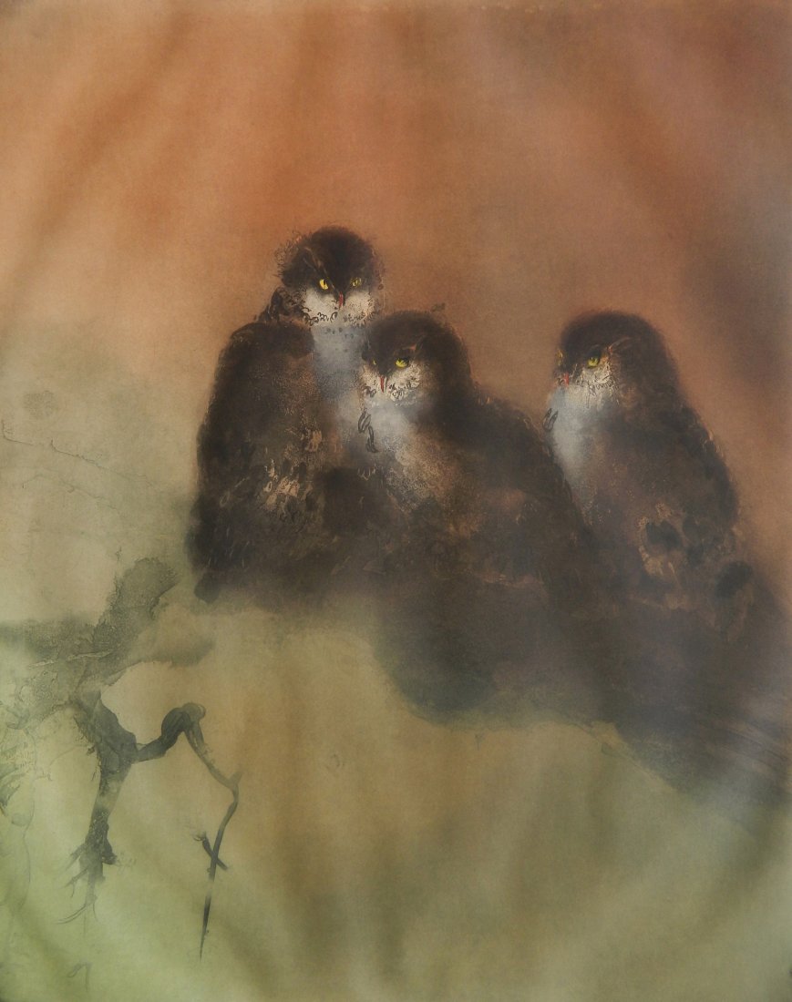 Kaiko Moti aquatint in colors (1 of 5)