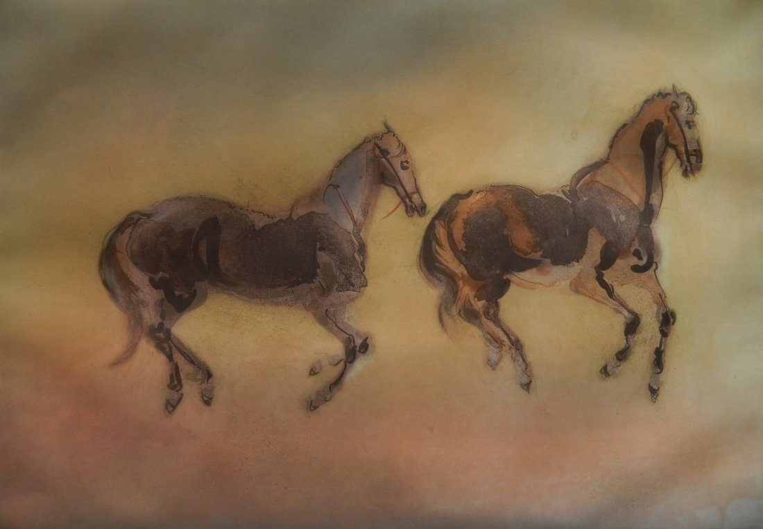 Kaiko Moti aquatint in colors (1 of 5)