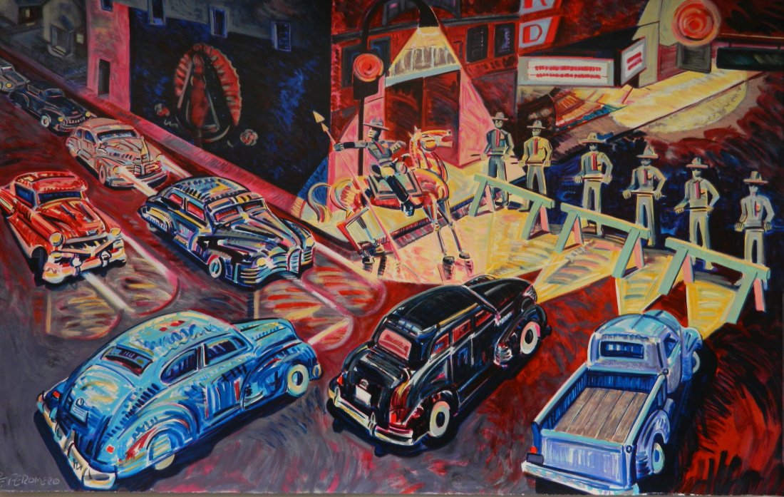 Frank Romero silkscreen (1 of 5)