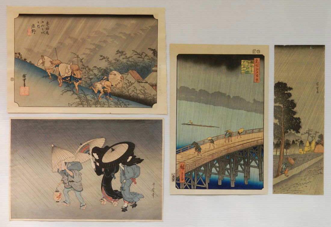 Japanese School 4 woodblocks (1 of 6)