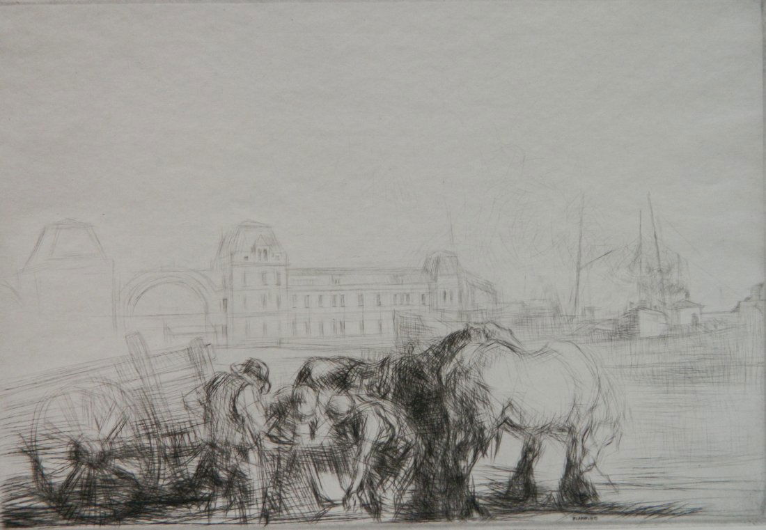 Edmund Blampied etching and drypoint (1 of 4)