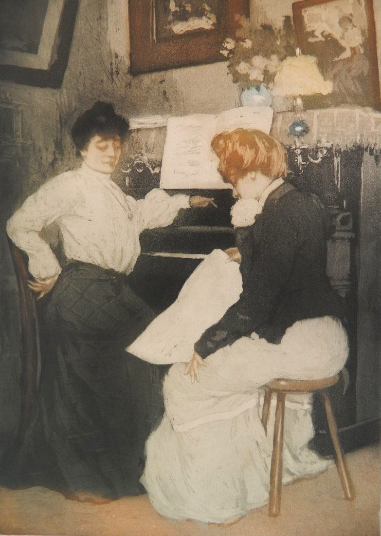 Manuel Robbe etching (1 of 4)