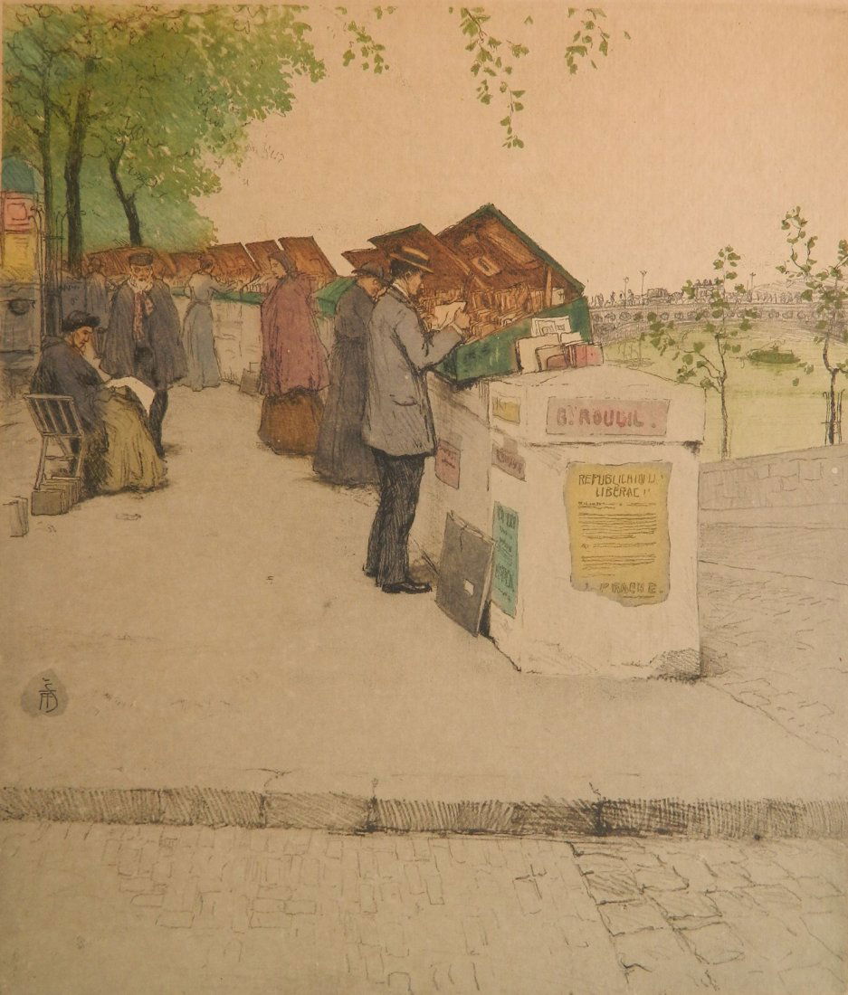 Tavik F. Simon color softground and aquatint (1 of 5)