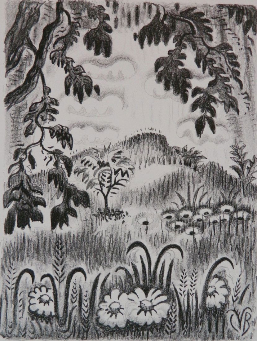 Charles Burchfield lithograph (1 of 5)