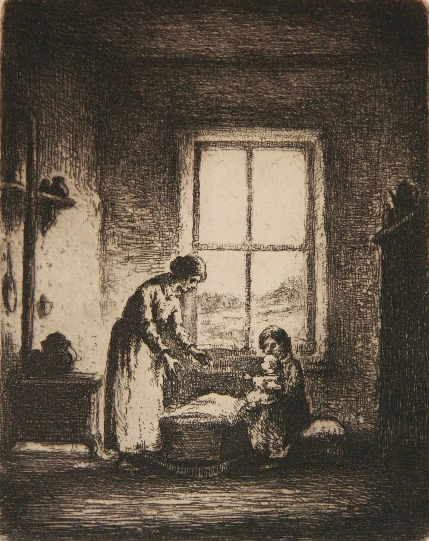 Eugene Higgins etching (1 of 4)