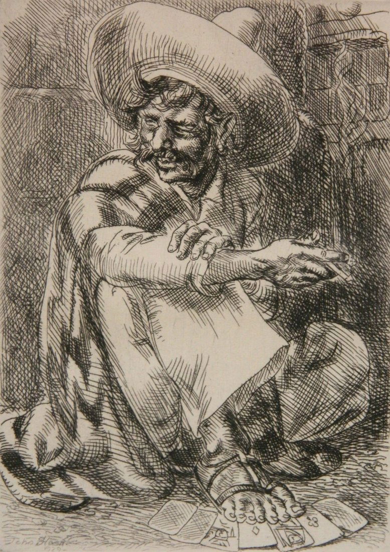 John Sloan etching (1 of 4)