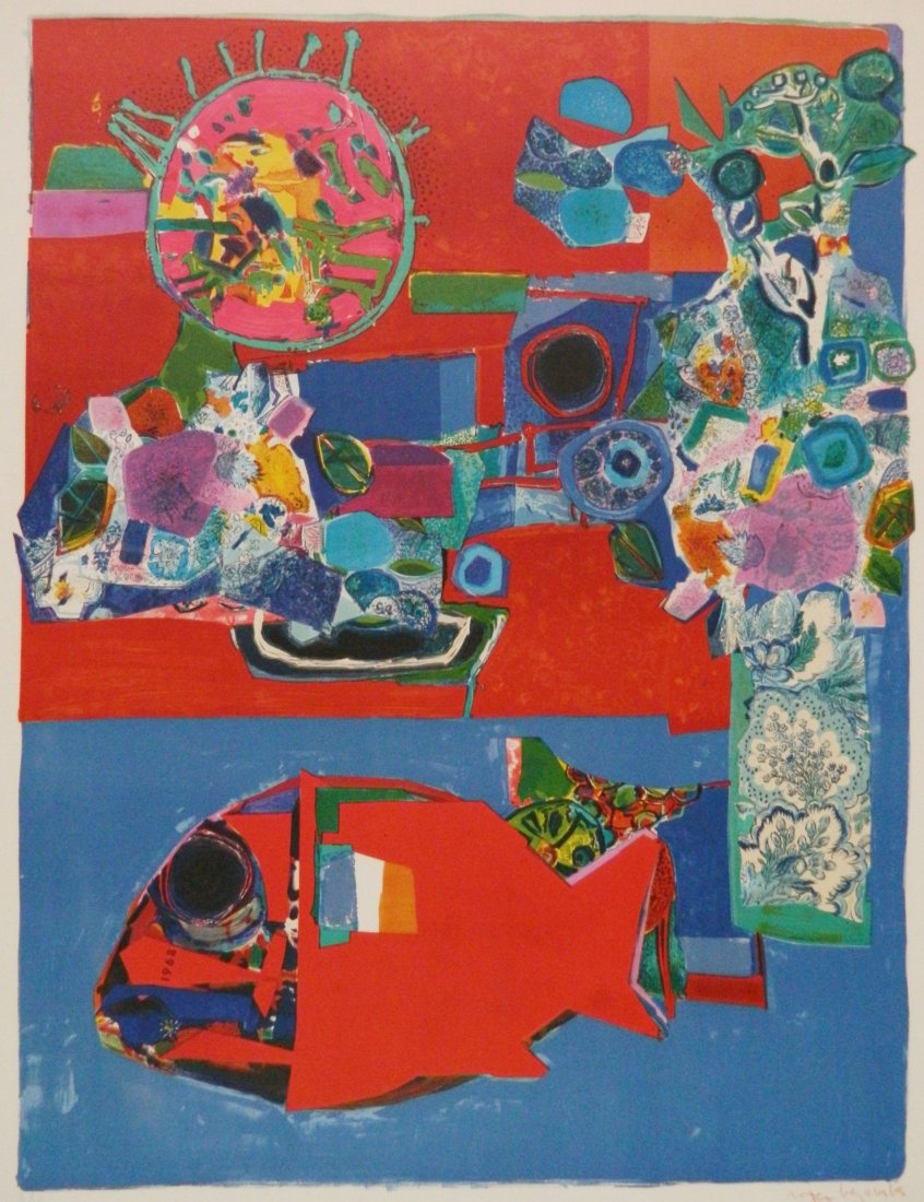 Roger Bezombes lithograph (1 of 4)