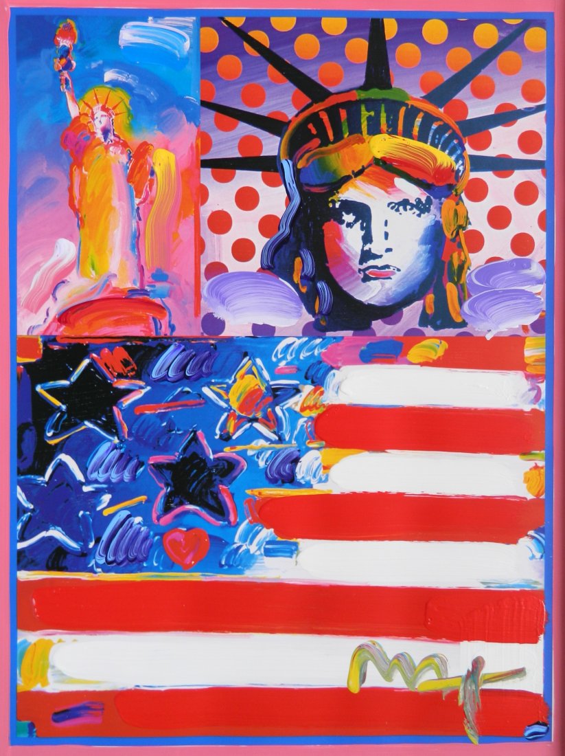 Peter Max mixed media (1 of 3)