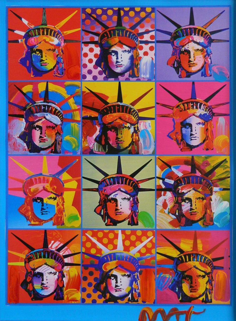 Peter Max mixed media (1 of 3)
