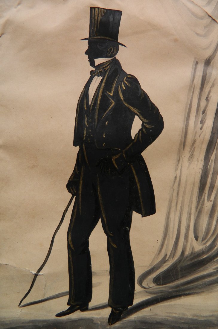 19th c. American School silhouette (1 of 6)