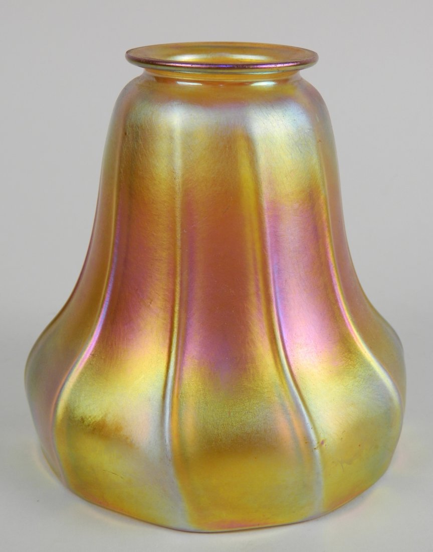 Steuben gold glass shade (1 of 5)
