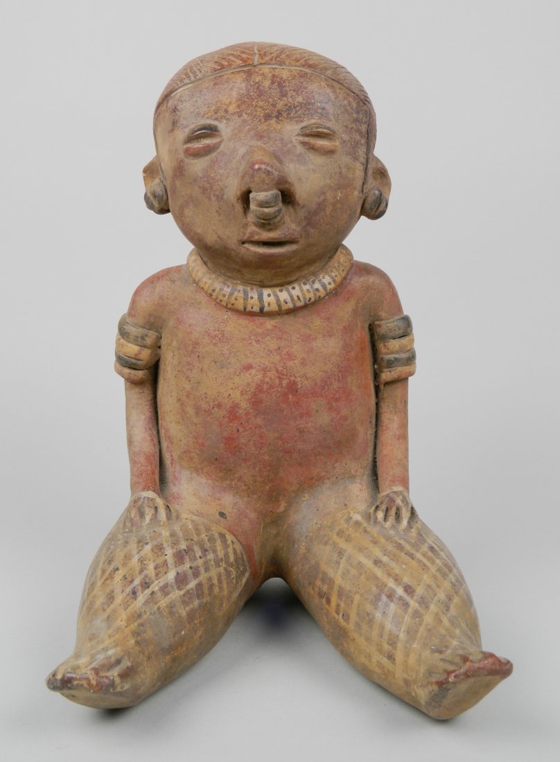 Pre-Columbian ceramic figure (1 of 5)