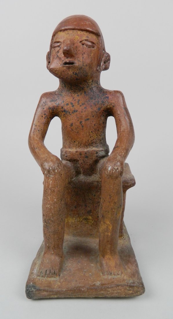 Pre-Columbian ceramic figure (1 of 4)