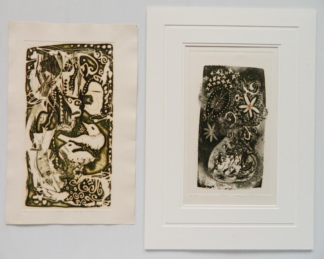 Kenji Ushiku 2 etchings (1 of 8)