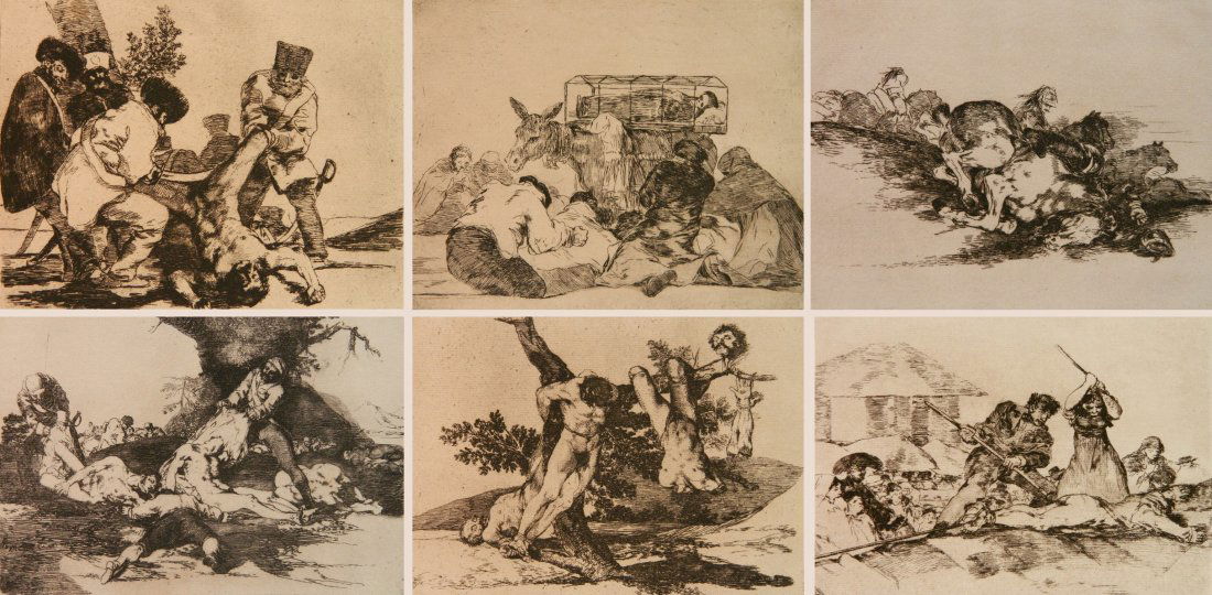 Francisco Goya 6 etchings (1 of 7)