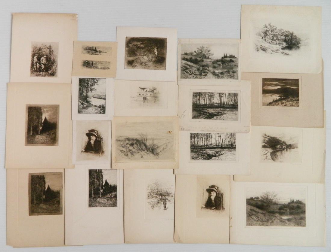 F. Anderson 19 etchings (1 of 7)