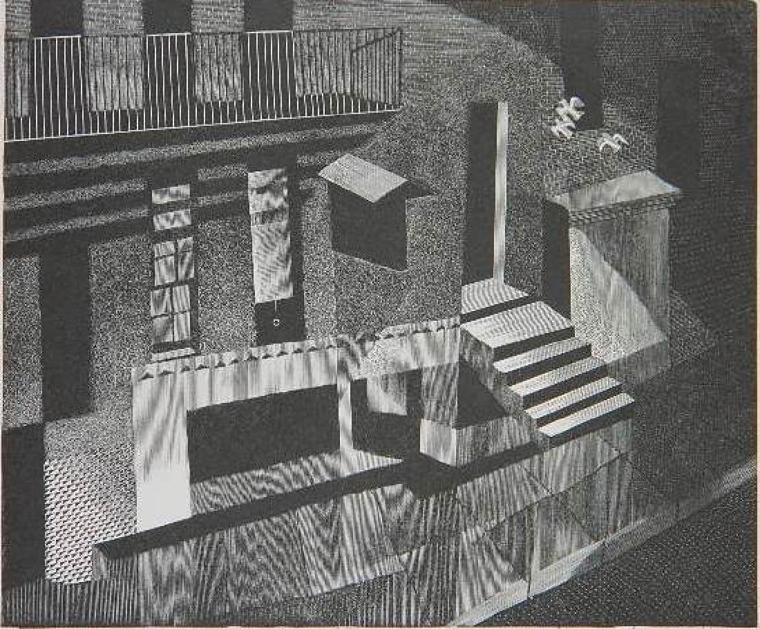 Bernard Brussel-Smith wood engraving (1 of 4)