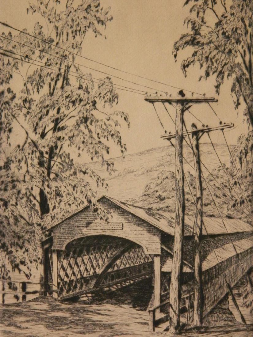 Alice Standish Buell etching and drypoint (1 of 4)