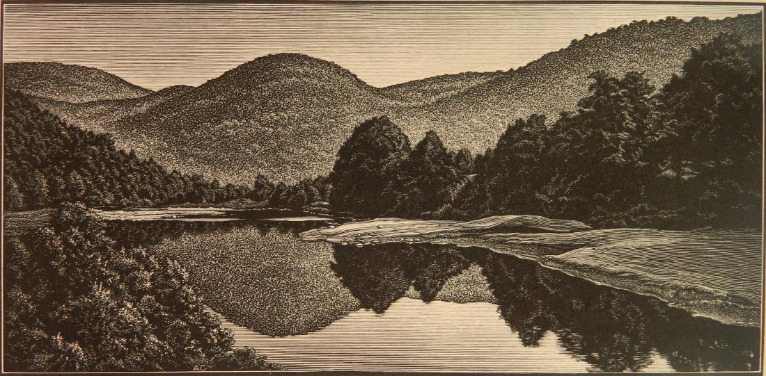Asa Cheffetz wood engraving (1 of 4)