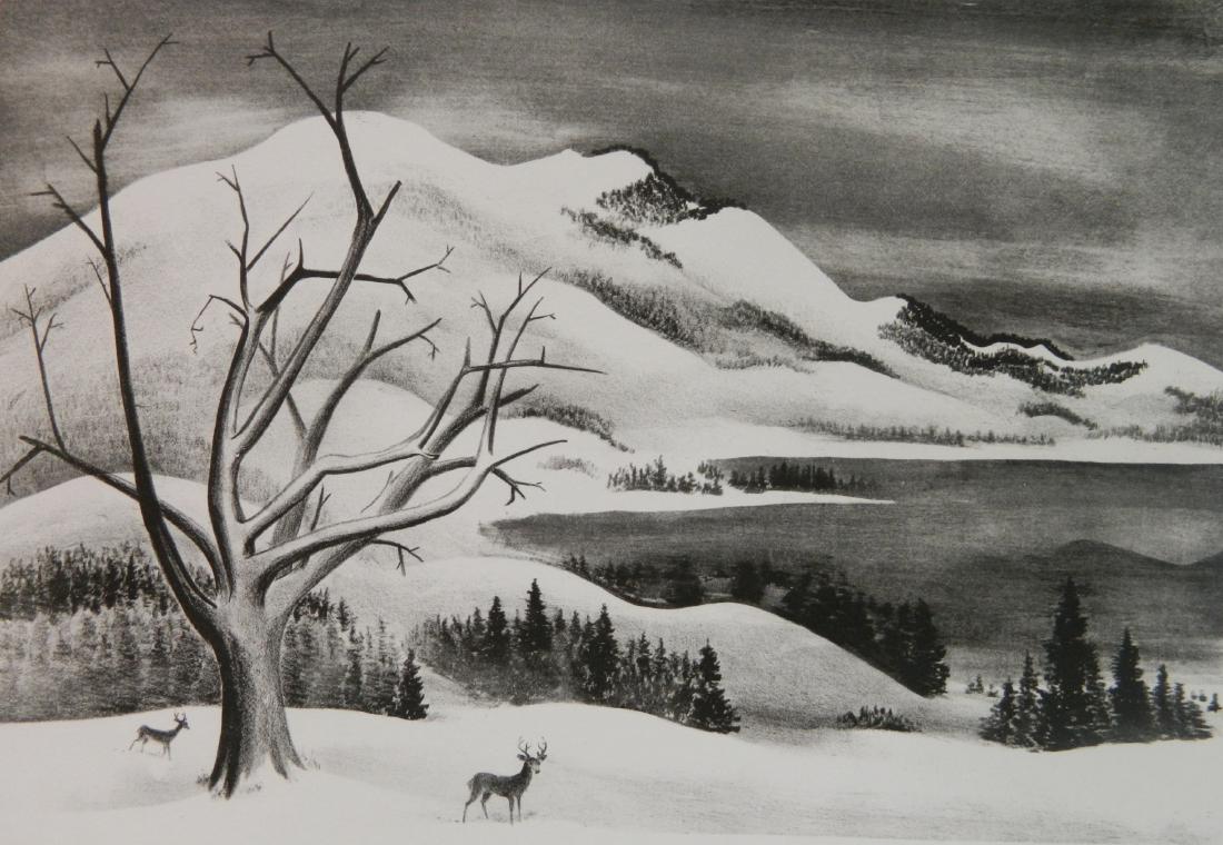 Adolf Dehn lithograph (1 of 4)