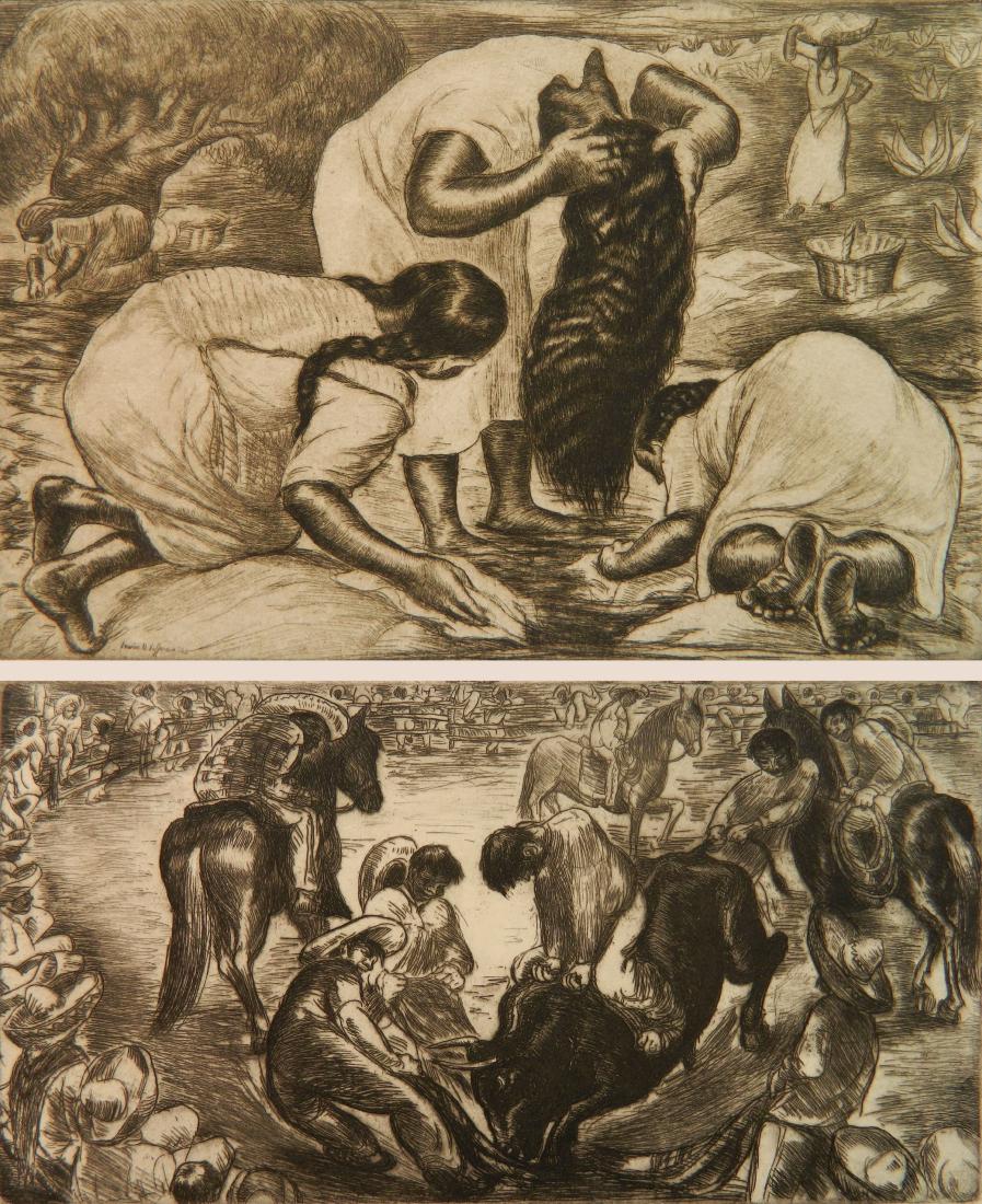 Irwin Hoffman 2 etchings (1 of 7)