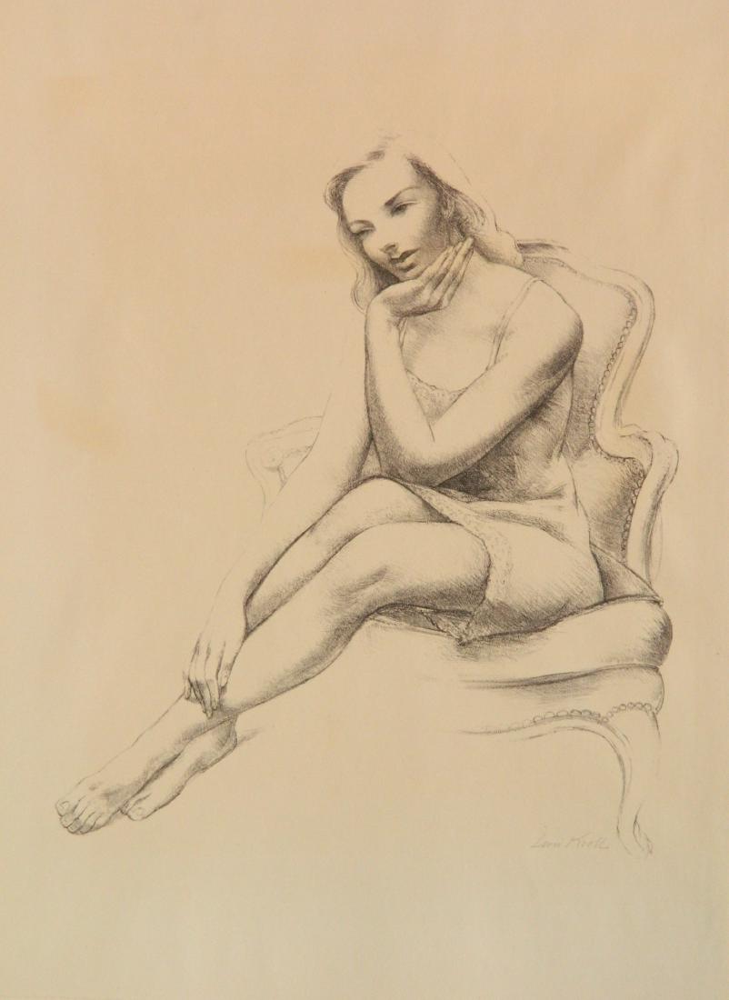 Leon Kroll lithograph (1 of 4)