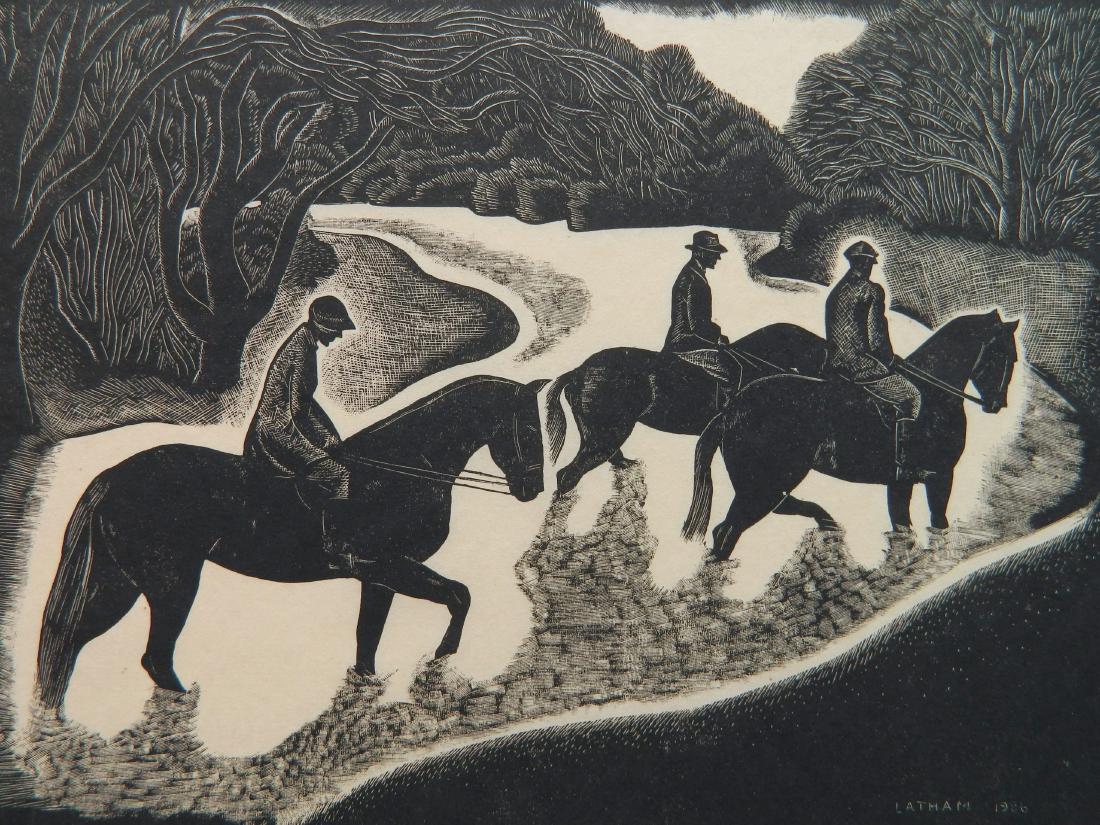 Barbara Latham wood engraving (1 of 3)