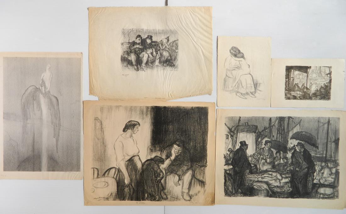 Henry P. Raleigh 6 lithographs (1 of 6)