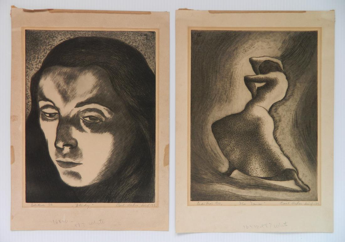 Carol Victor 2 etchings (1 of 6)