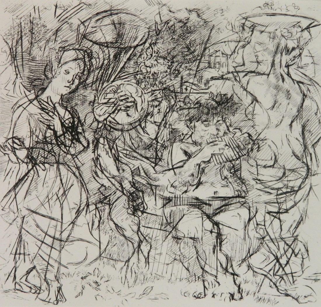 Jack Levine etching (1 of 4)