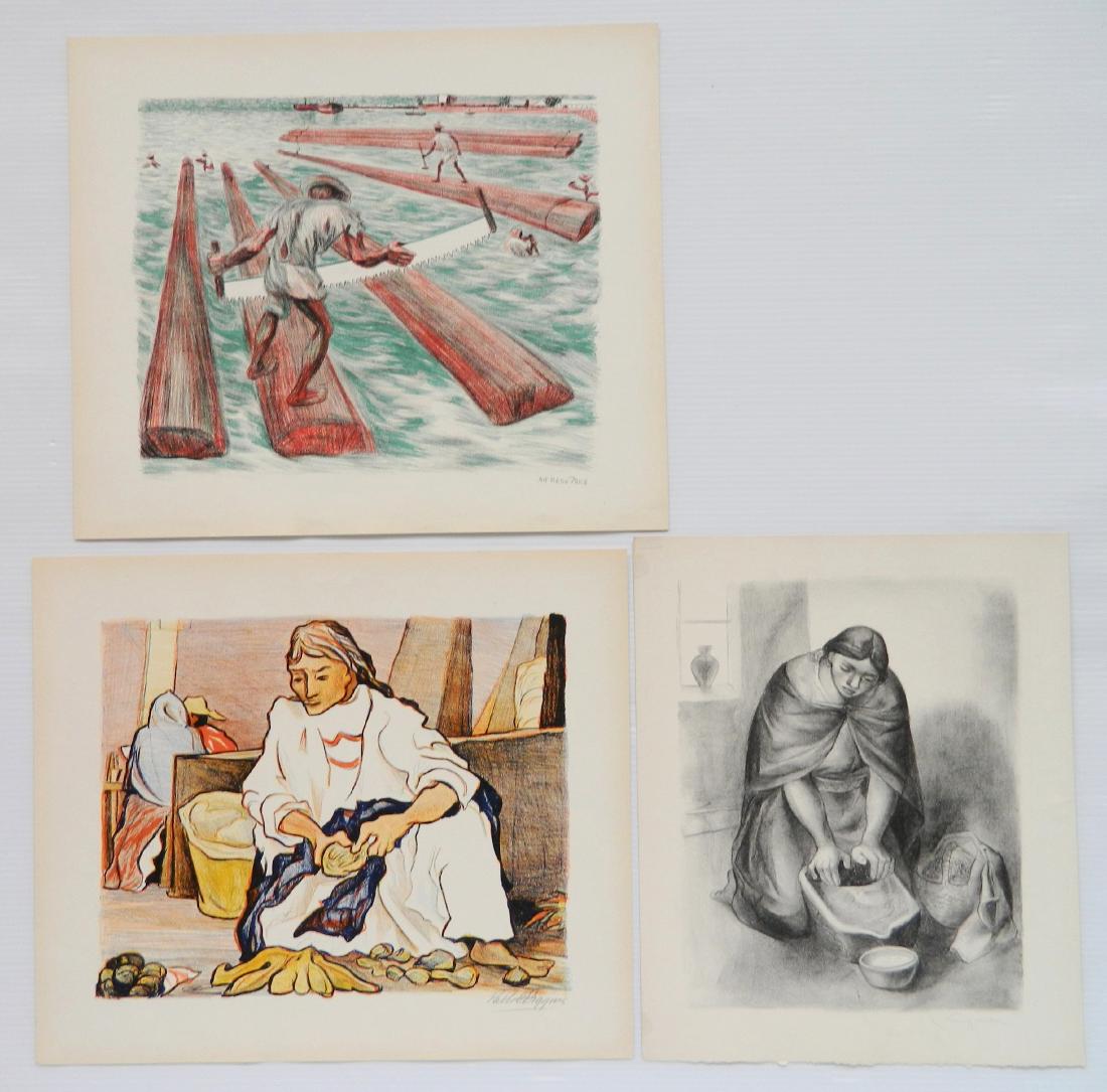3 Mexican lithographs (1 of 7)