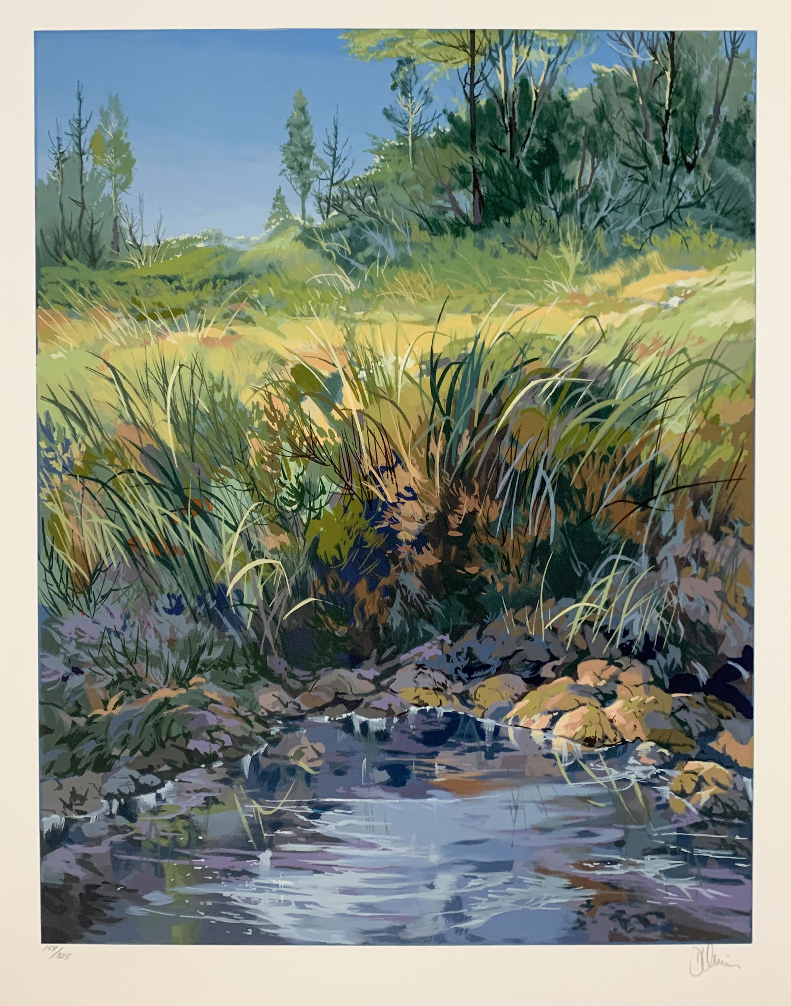 Doug Oliver 'Backcountry Harvest I' Serigraph on Paper Limited