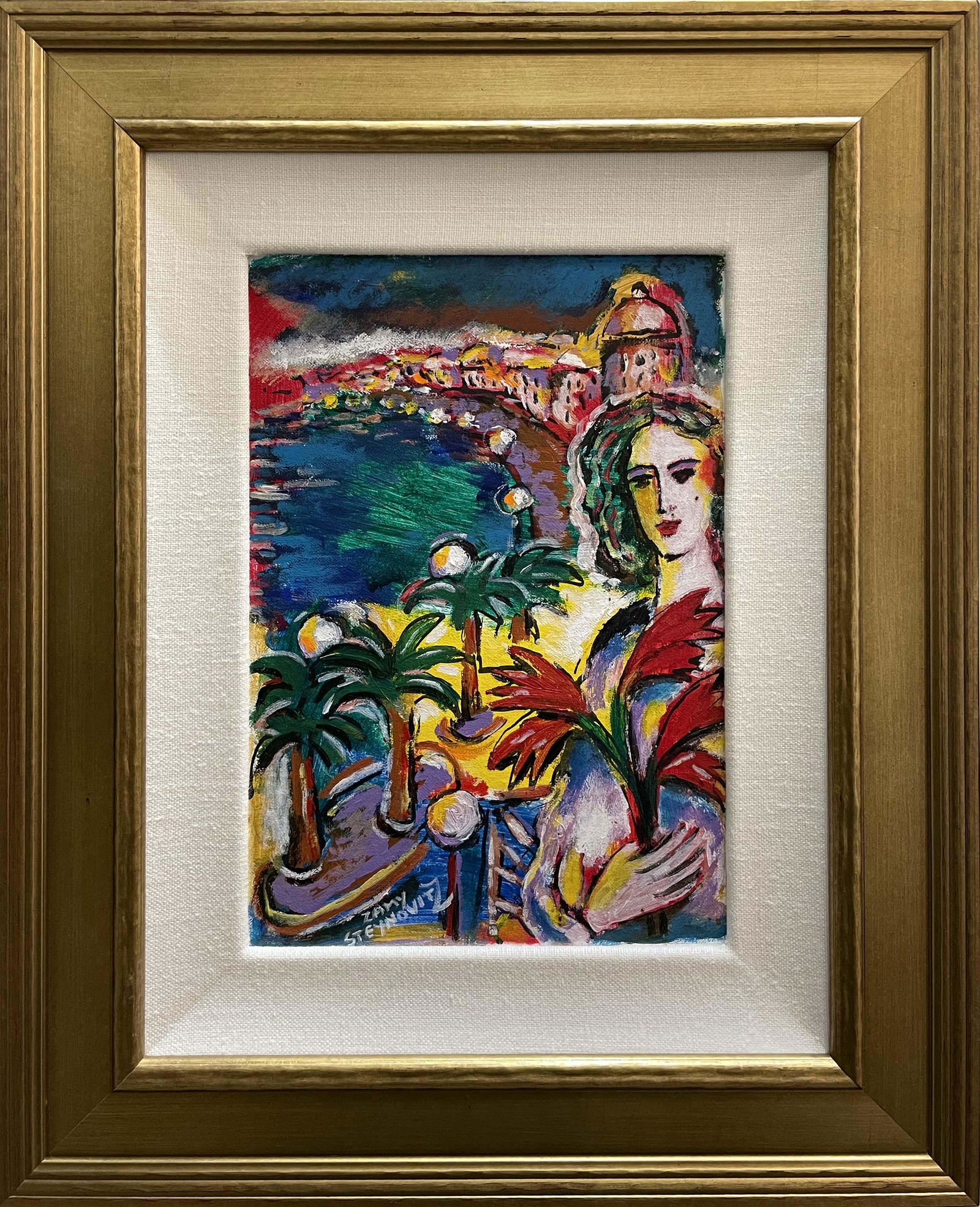 Zamy Steynovitz - 'Promenade' - Oil on Canvas - Original (1 of 7)