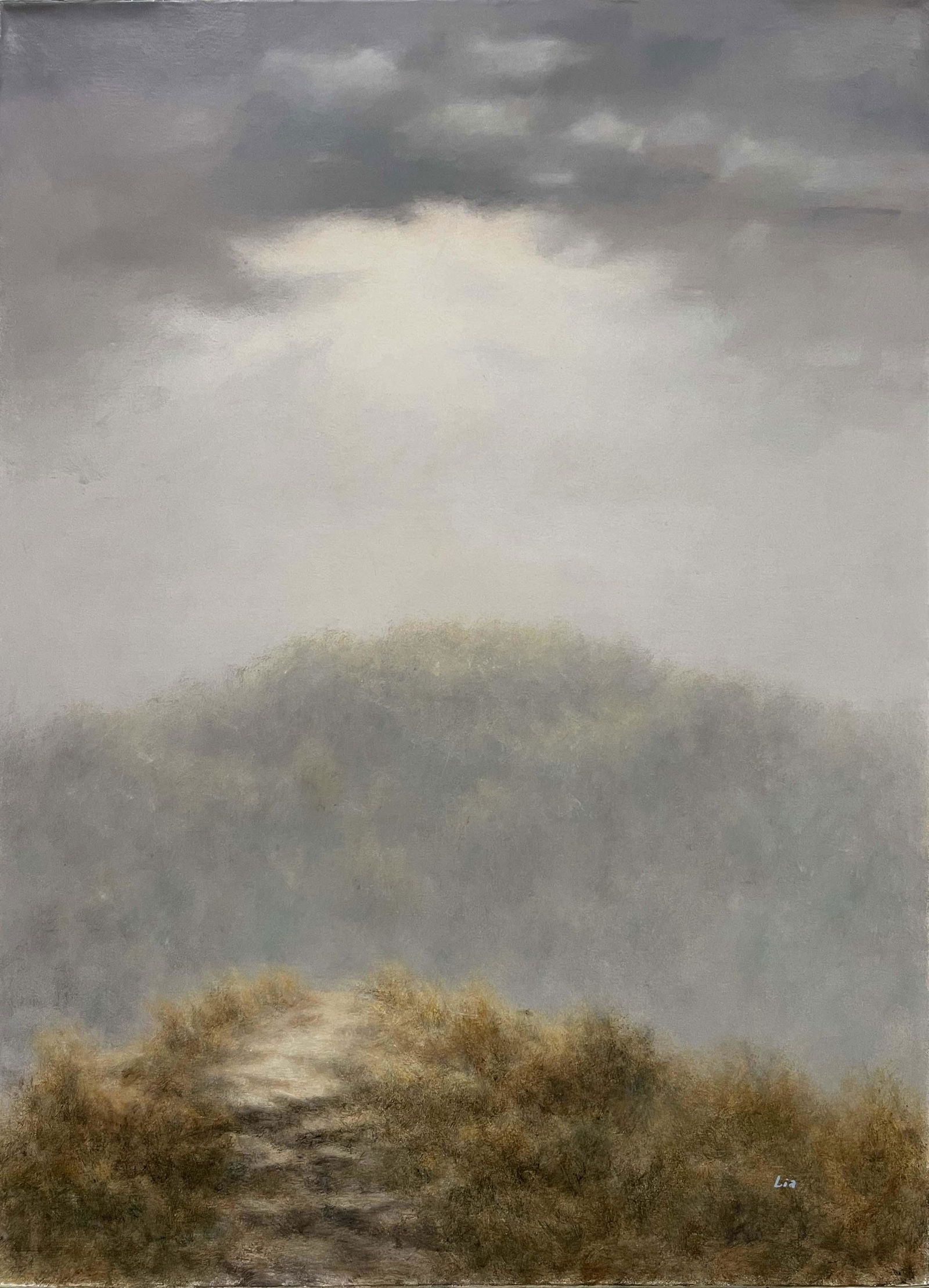 Lia Kim - 'Between the Earth and Sky' - Oil on Canvas - Origianl (1 of 5)