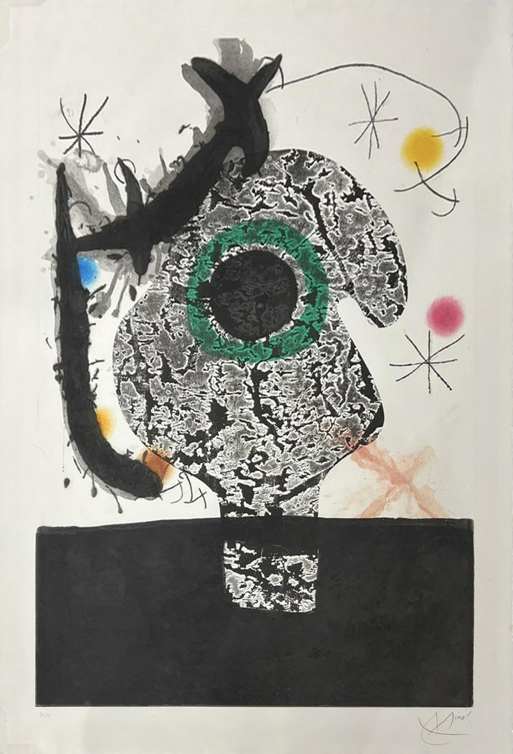 Joan Miro ‘Polypheme’ Signed & Numbered Etching – 29.5x41 (1 of 11)
