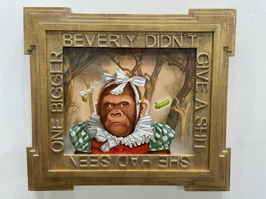 Donald Roller Wilson ‘Beverly, Waiting in the Very Center’ Original Signed Painting R (1 of 9)